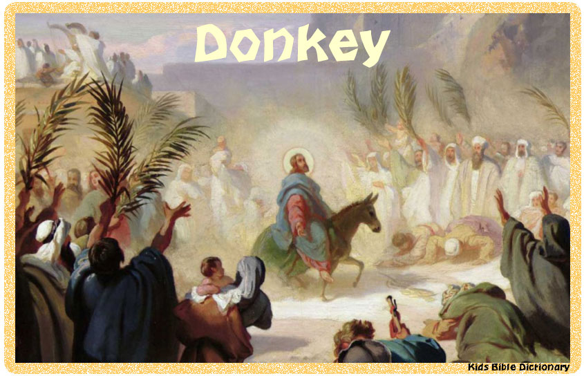 Donkey - Bible Printable